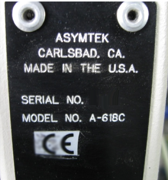 图为 已使用的 ASYMTEK A 618C 待售