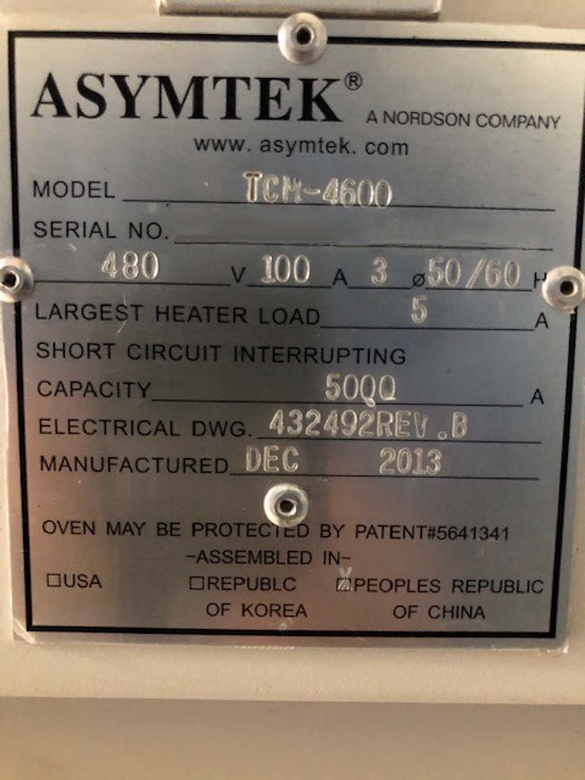 フォト（写真） 使用される ASYMTEK TCM-4600 販売のために