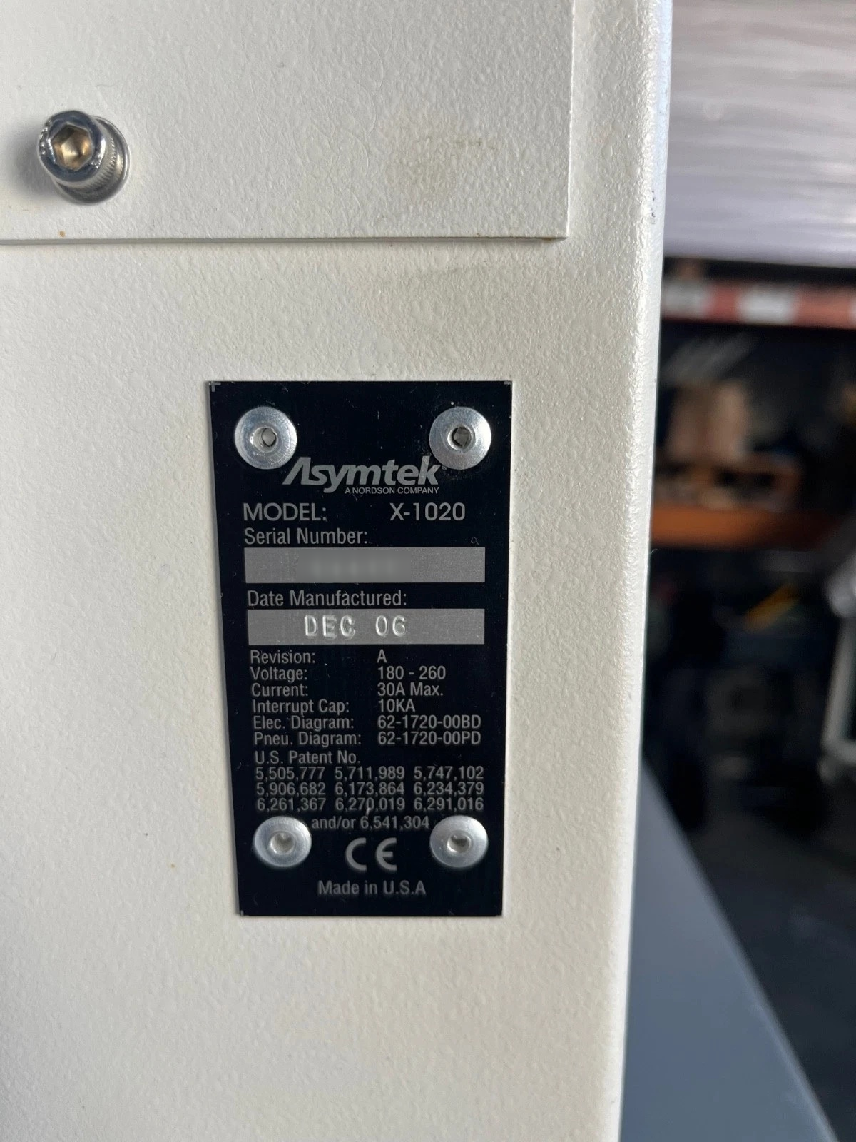 图为 已使用的 ASYMTEK X-1020 待售