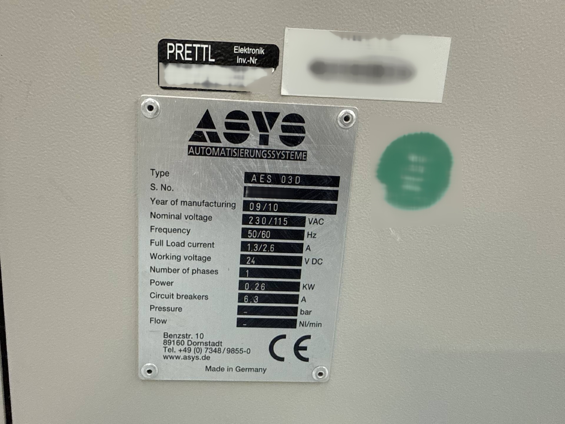 Foto Verwendet ASYS AES 03D Zum Verkauf