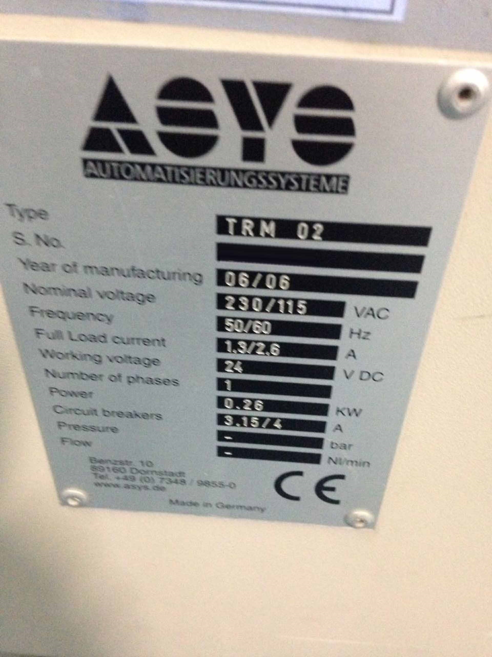 图为 已使用的 ASYS TRM 02 待售