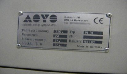 ASYS VL01 #145566