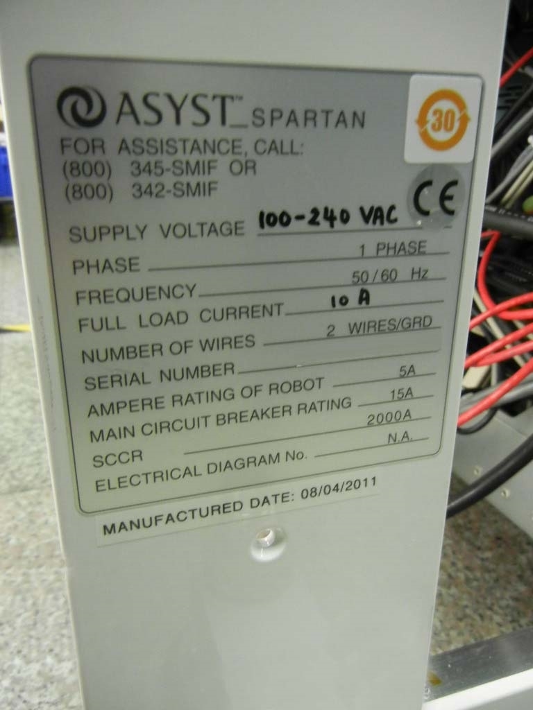 圖為 已使用的 ASYST / PST SPARTAN 待售