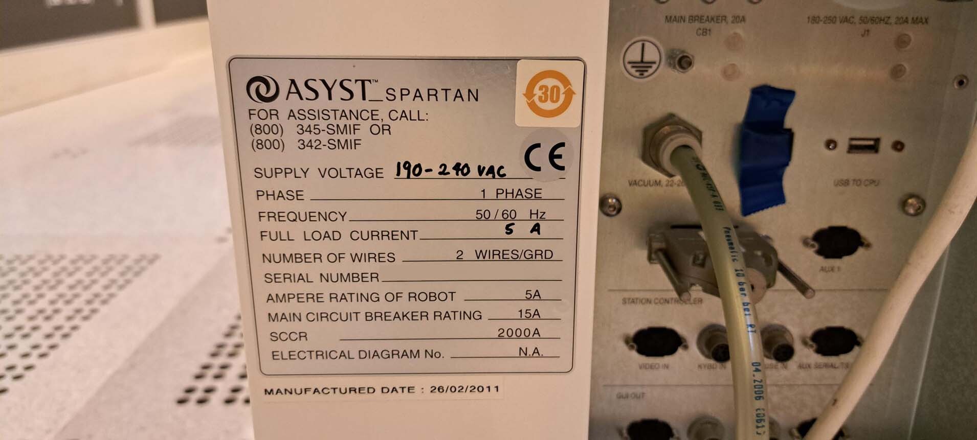 フォト（写真） 使用される ASYST / PST SPARTAN 販売のために