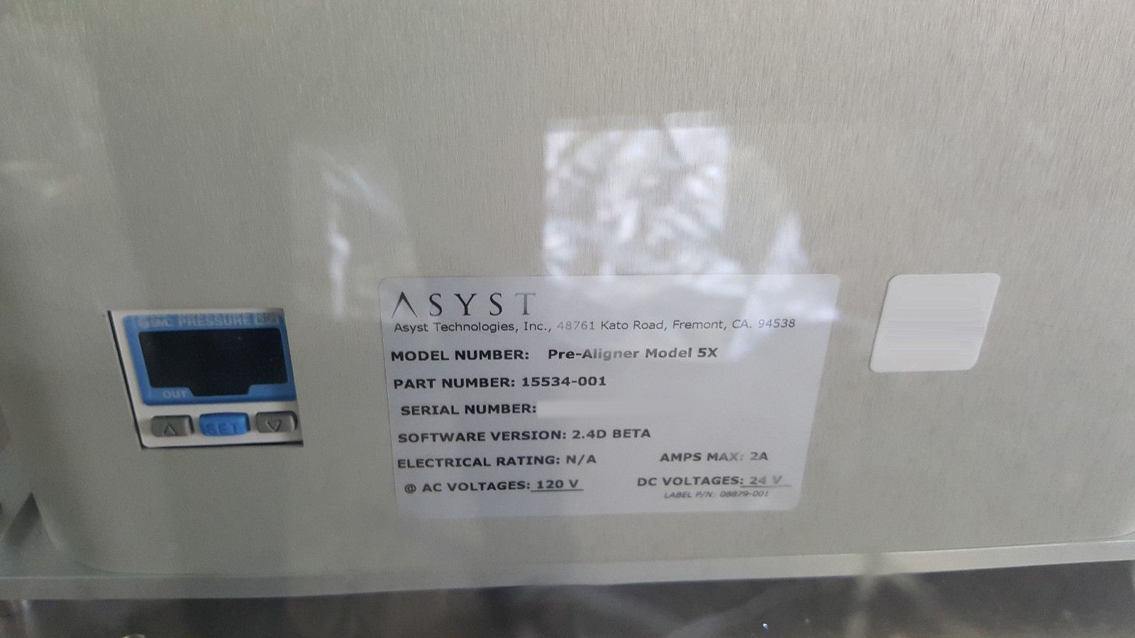 圖為 已使用的 ASYST 15534-001 待售