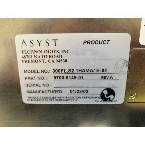 Photo Used ASYST 9700-6148-01 For Sale