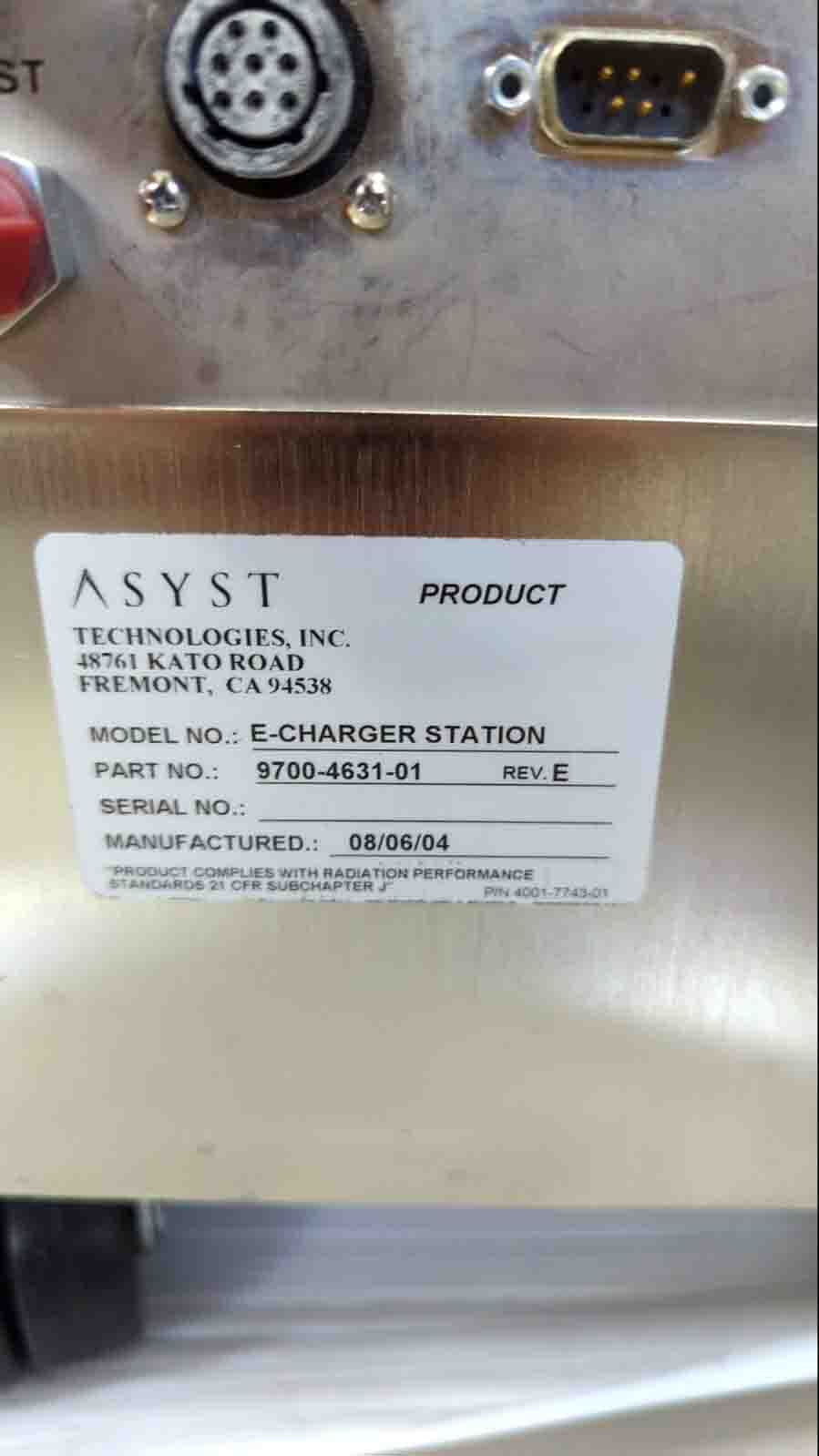 Photo Used ASYST E-Charger For Sale