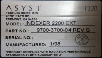 사진 사용됨 ASYST INX 2200 EXT 판매용