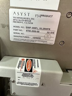ASYST SMIF-300FL #293813600