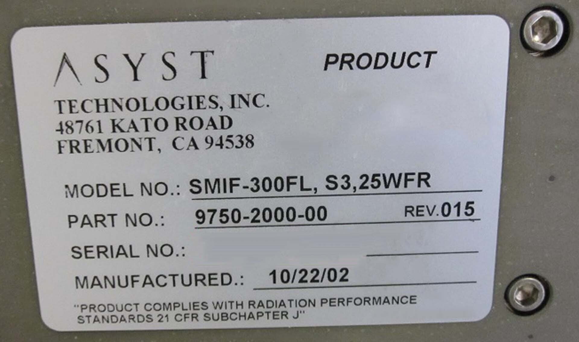 사진 사용됨 ASYST SMIF-300FL 판매용