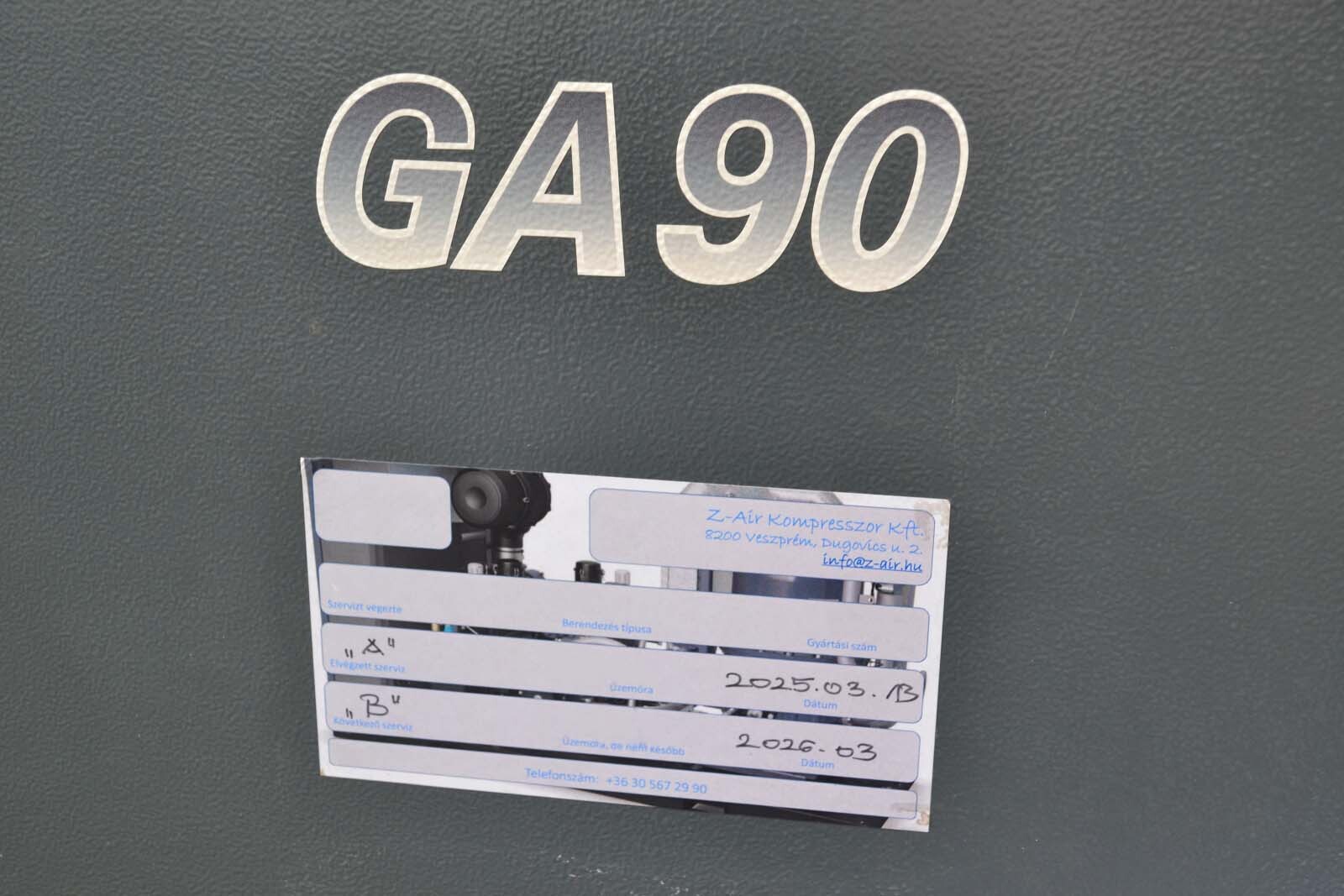 圖為 已使用的 ATLAS COPCO GA90 待售