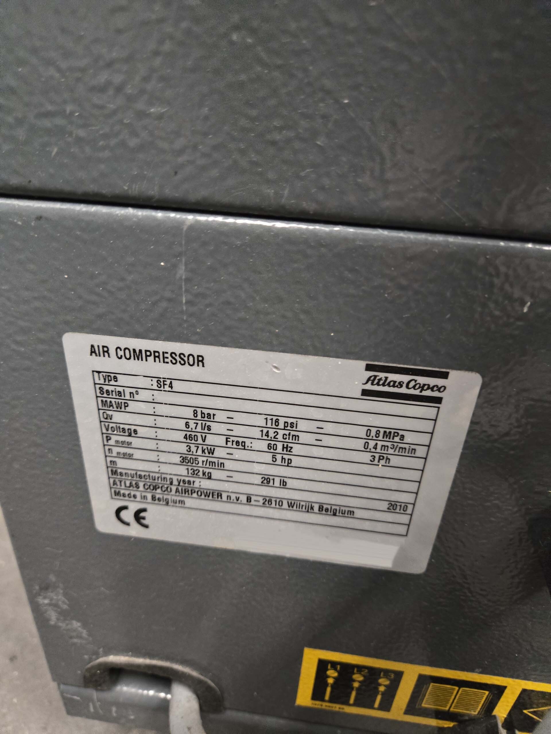 フォト（写真） 使用される ATLAS COPCO SF4 販売のために