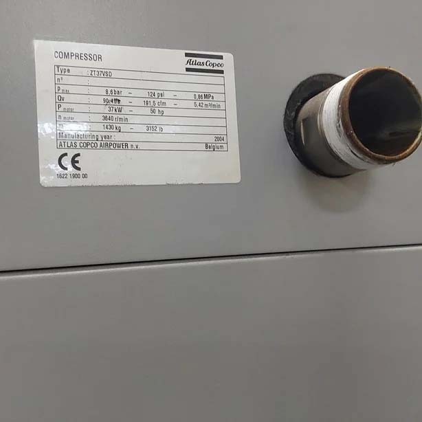 사진 사용됨 ATLAS COPCO ZT37VSD 판매용