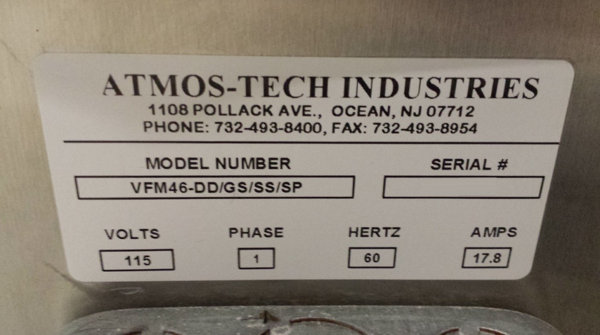 Photo Used ATMOS-TECH INDUSTRIES VFM46-DD/GS/SS/SP For Sale