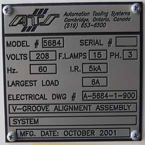 圖為 已使用的 ATS / AUTOMATION TOOLING SYSTEMS 5684 待售