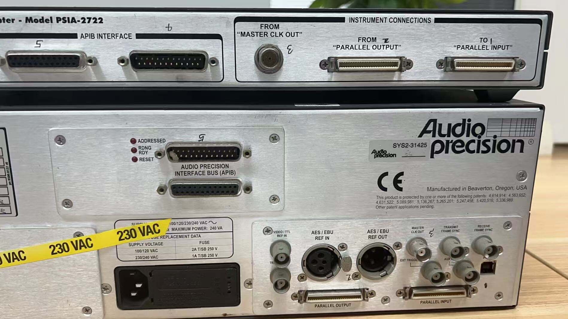 Foto Verwendet AUDIO PRECISION SYS-2722 Zum Verkauf