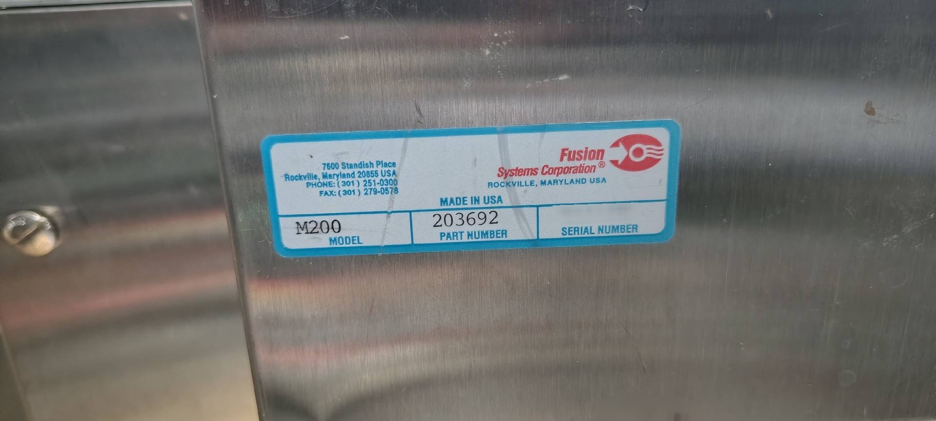 圖為 已使用的 AXCELIS / FUSION M 200 PCU 待售