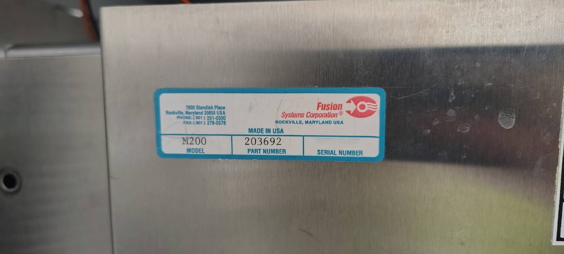 圖為 已使用的 AXCELIS / FUSION M 200 PCU 待售