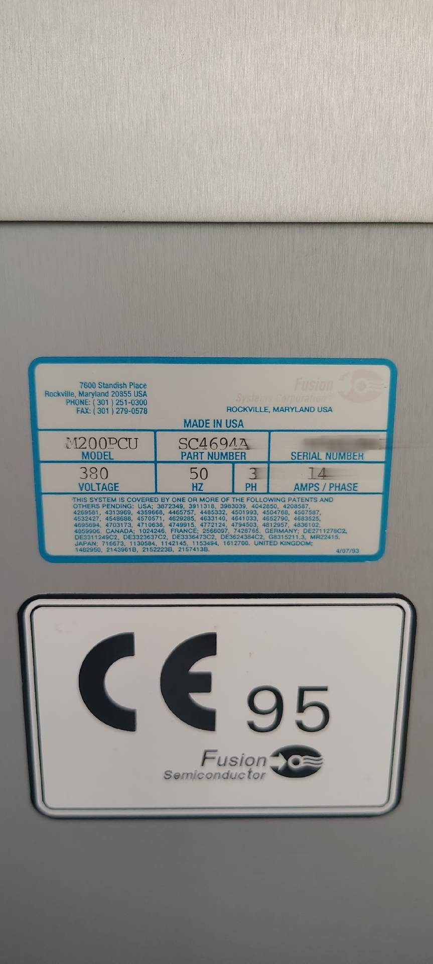 Photo Utilisé AXCELIS / FUSION M200PCU À vendre