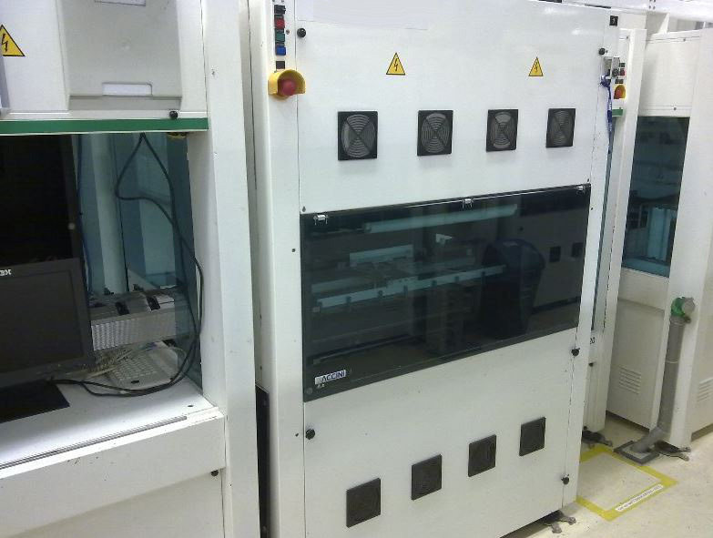 Photo Used BACCINI / AMAT / APPLIED MATERIALS Screen Printing Line For Sale