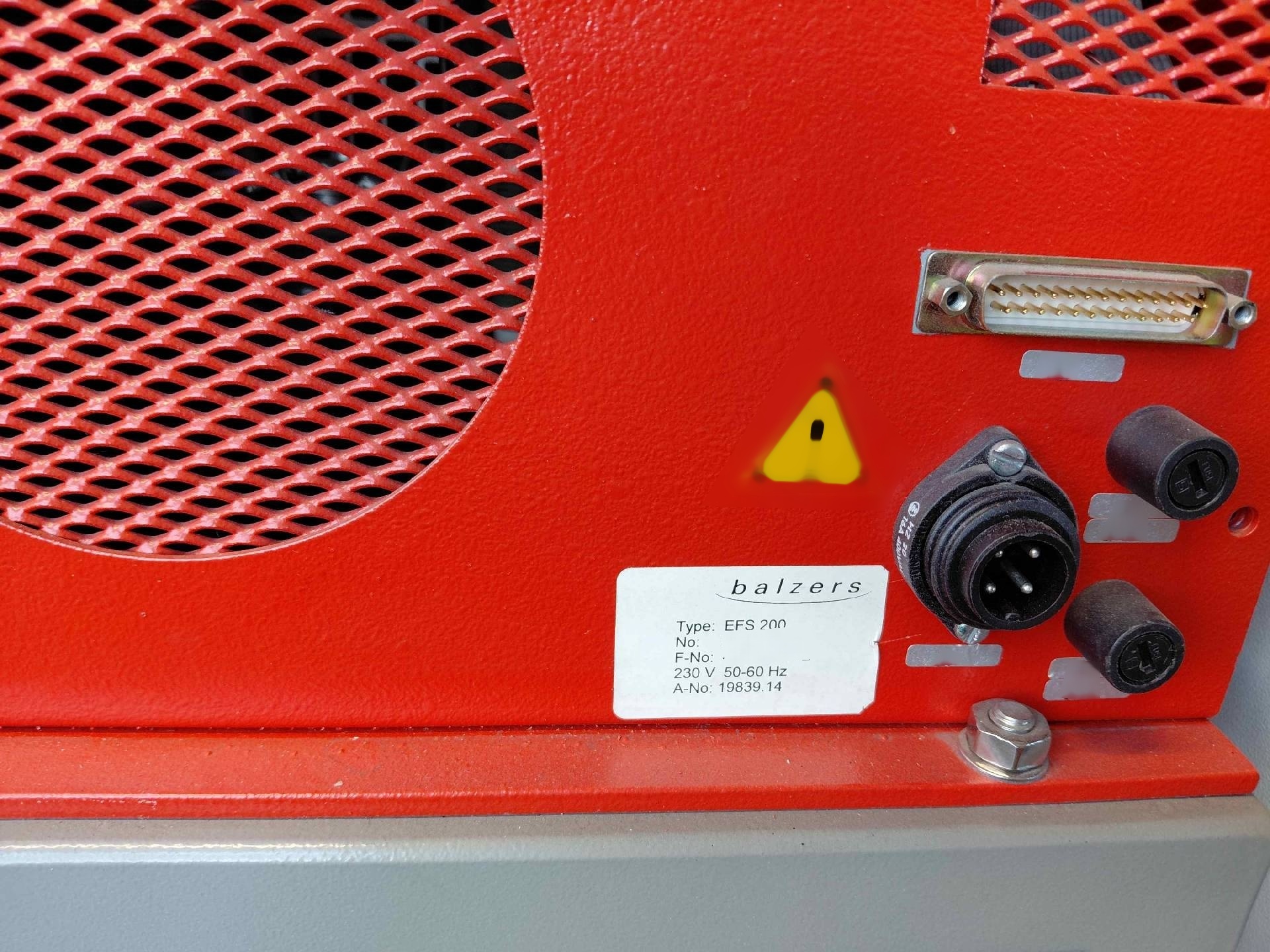 图为 已使用的 BALZERS BAK 640 待售
