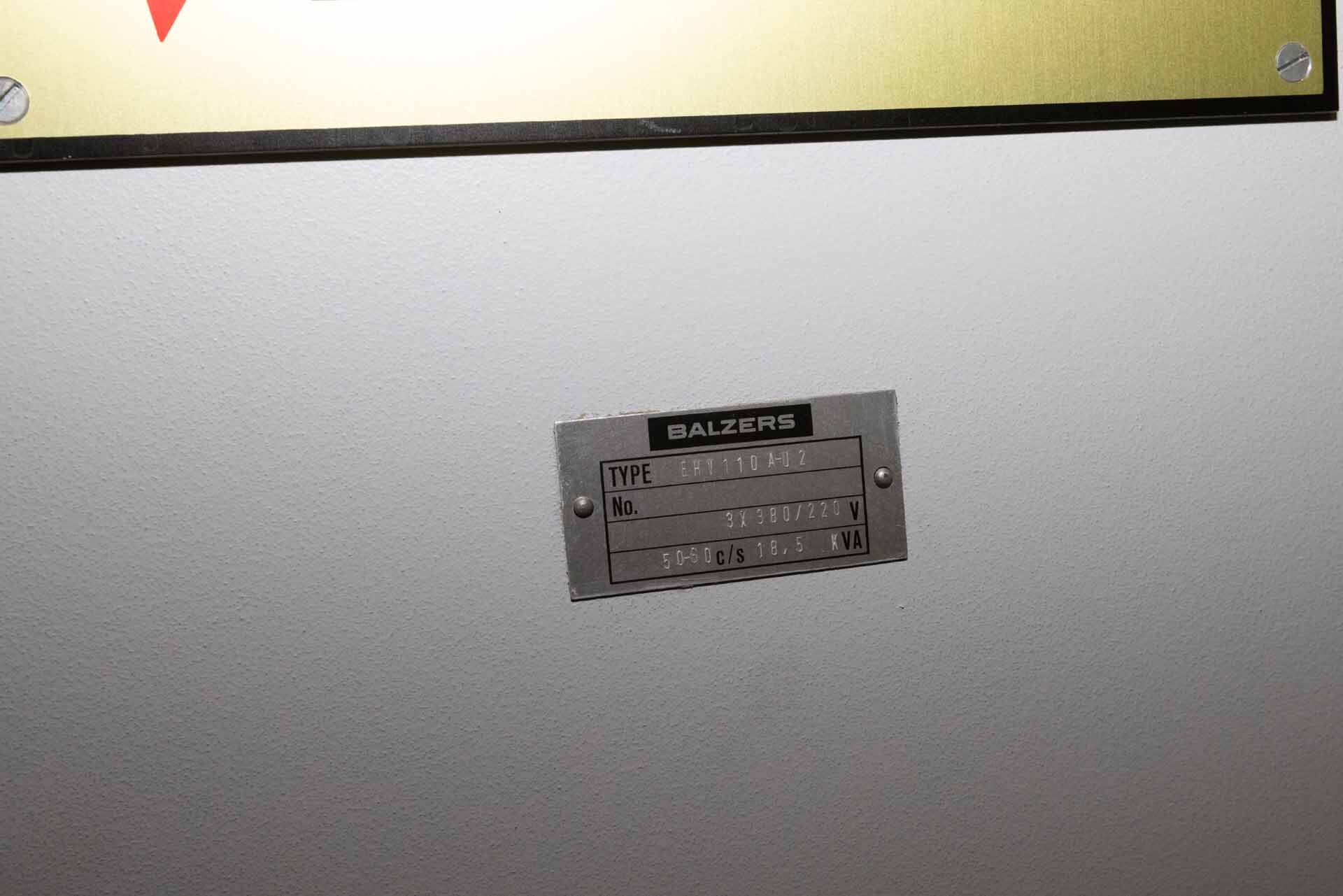 圖為 已使用的 BALZERS BAK 760 待售
