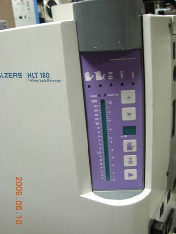 Photo Used BALZERS HLT 160 For Sale