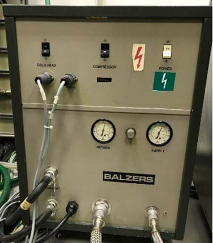 Photo Used BALZERS LLS 801 For Sale