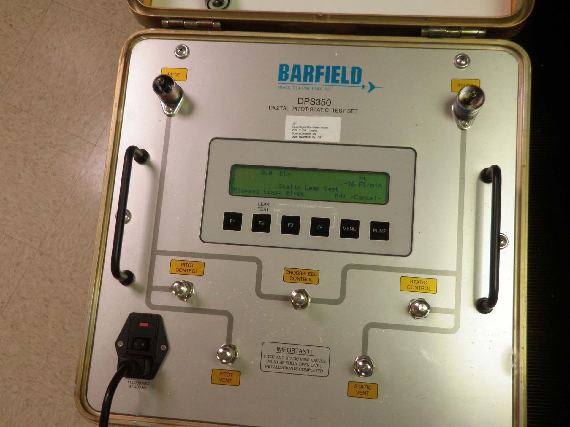 Photo Used BARFIELD DPS-350 For Sale