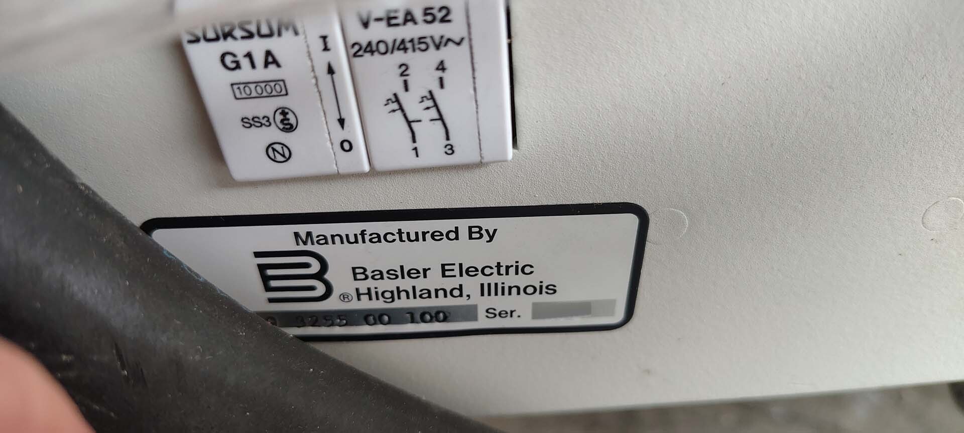 Photo Utilisé BASLER ELECTRIC 9325500100 À vendre