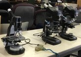 Foto Verwendet BAUSCH & LOMB Lot of (3) Microscopes Zum Verkauf