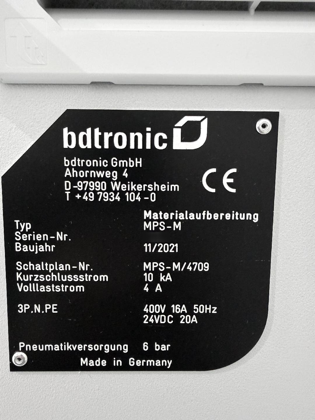 Foto Verwendet BDTRONIC MPS-M Zum Verkauf