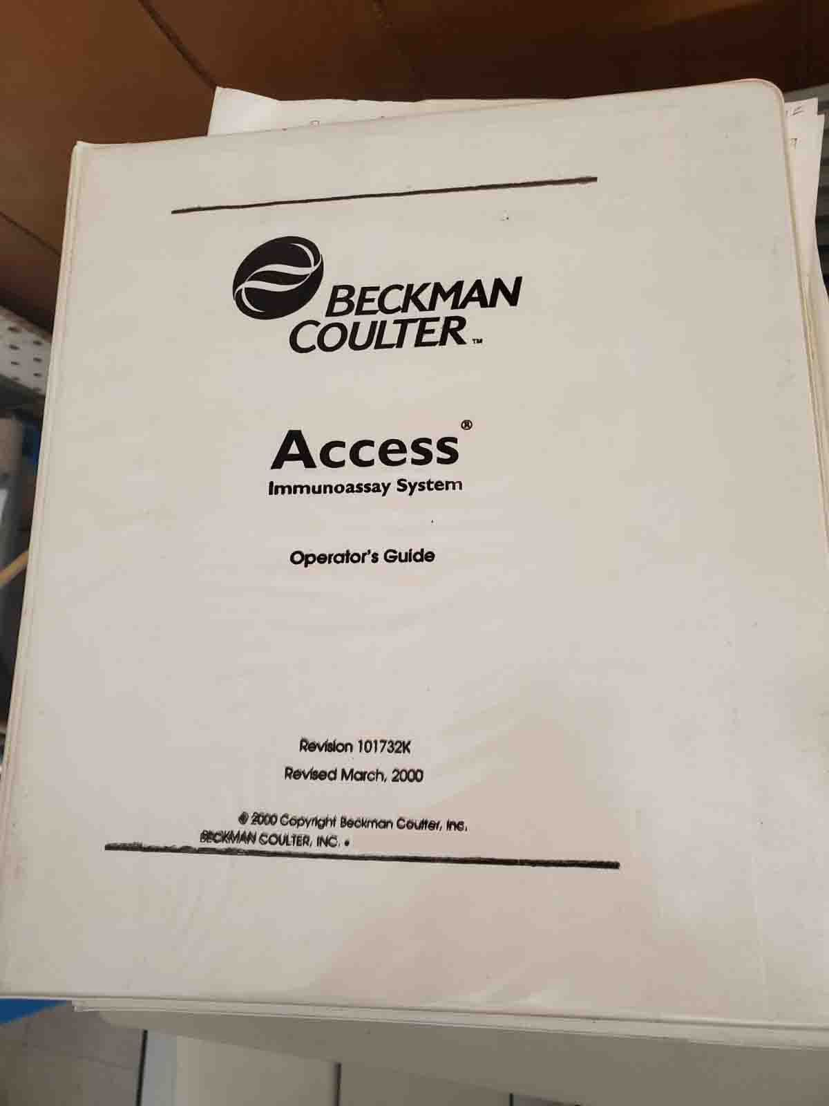 Photo Used BECKMAN COULTER Access For Sale