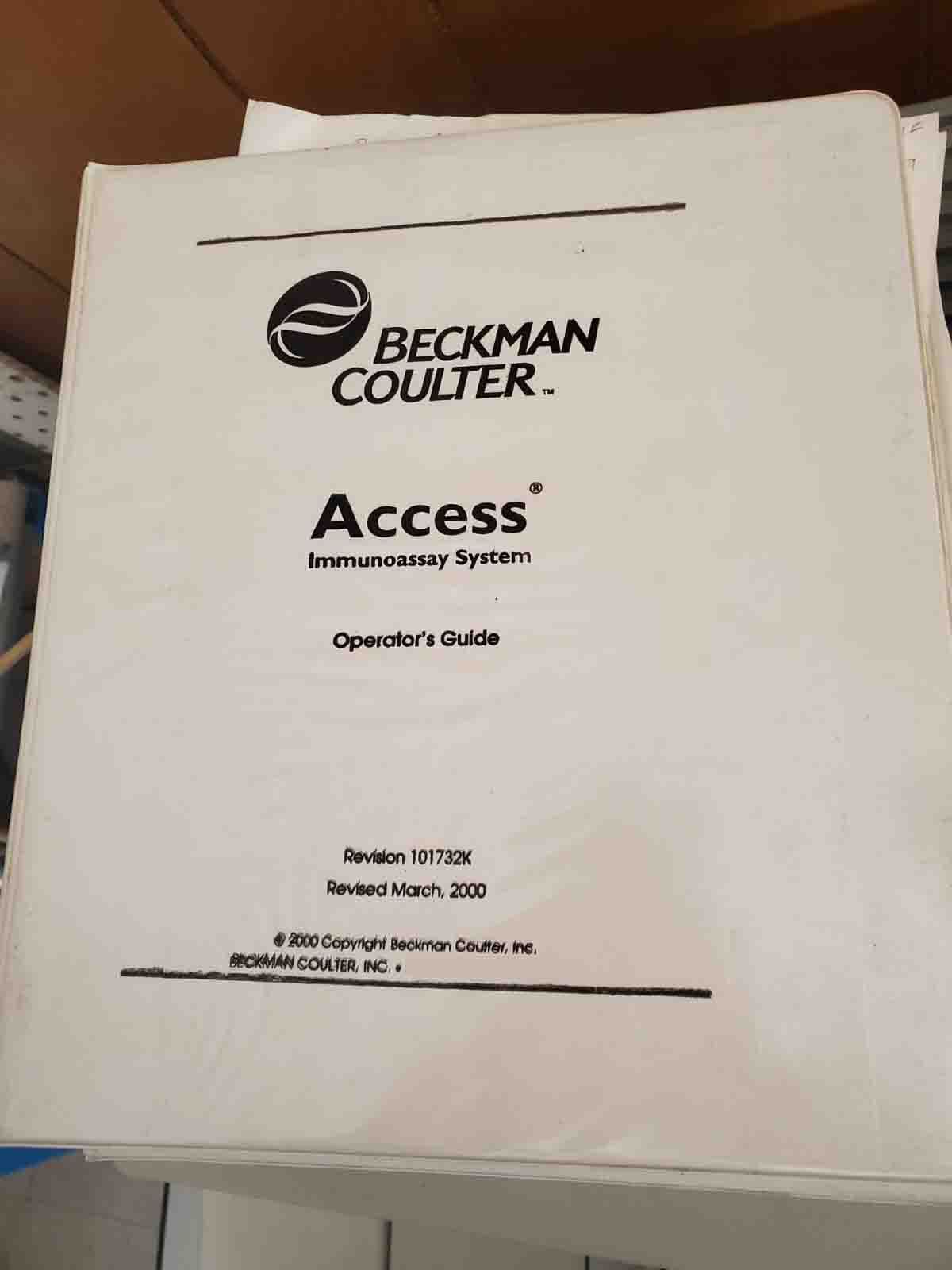 图为 已使用的 BECKMAN COULTER Access 待售