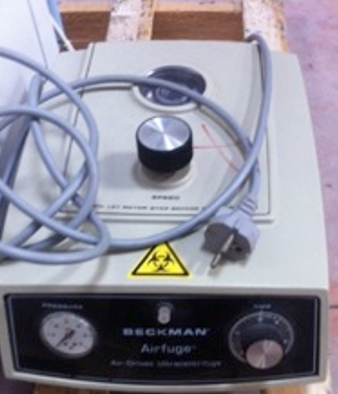 Photo Used BECKMAN COULTER Airfuge For Sale