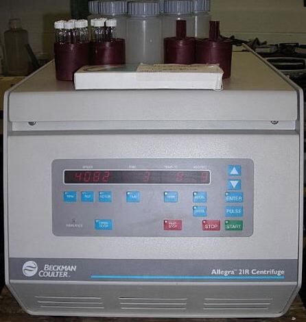 Photo Used BECKMAN COULTER Allegra 21R For Sale