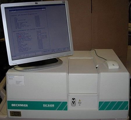 Photo Used BECKMAN COULTER DU-640B For Sale