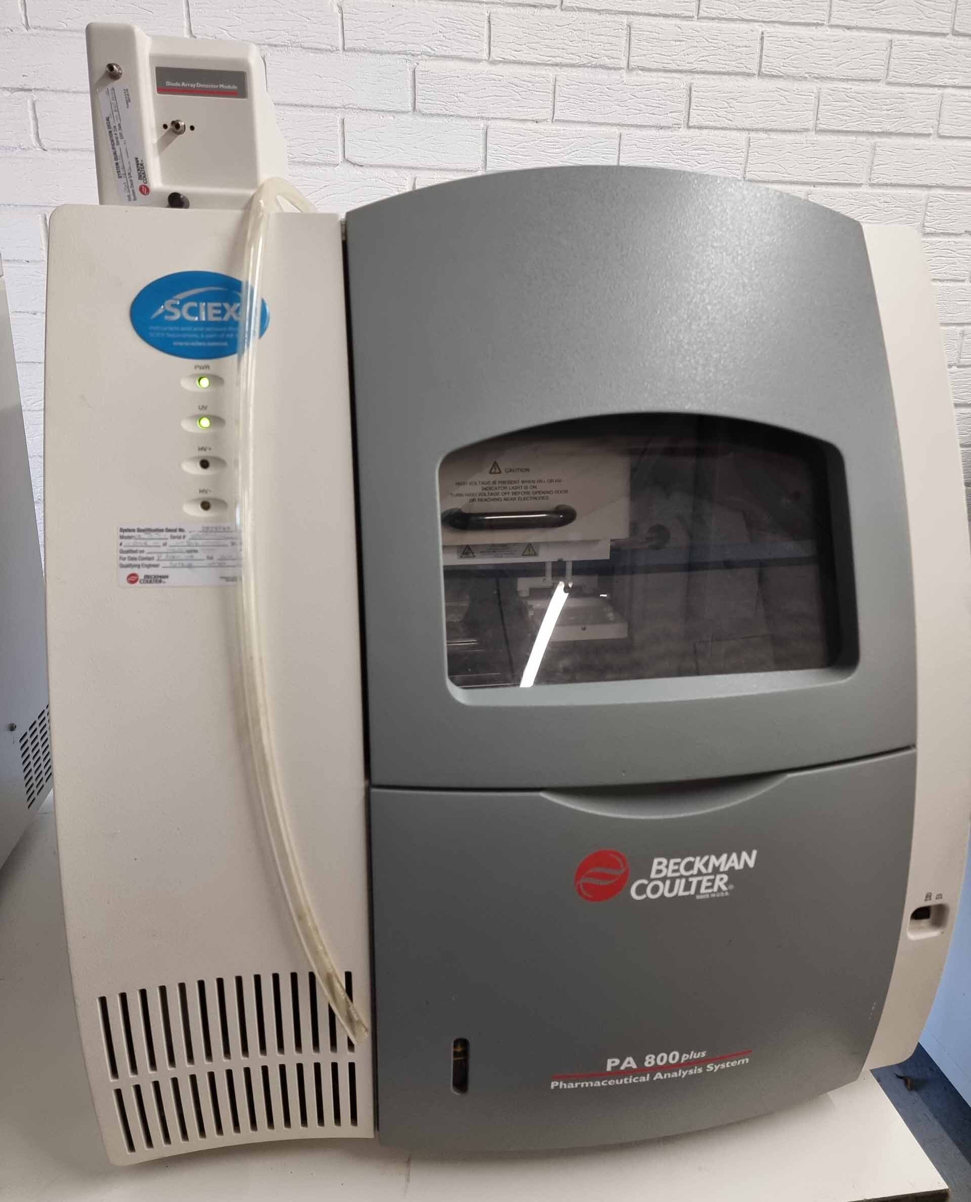 Photo Used BECKMAN COULTER PA 800 Plus For Sale