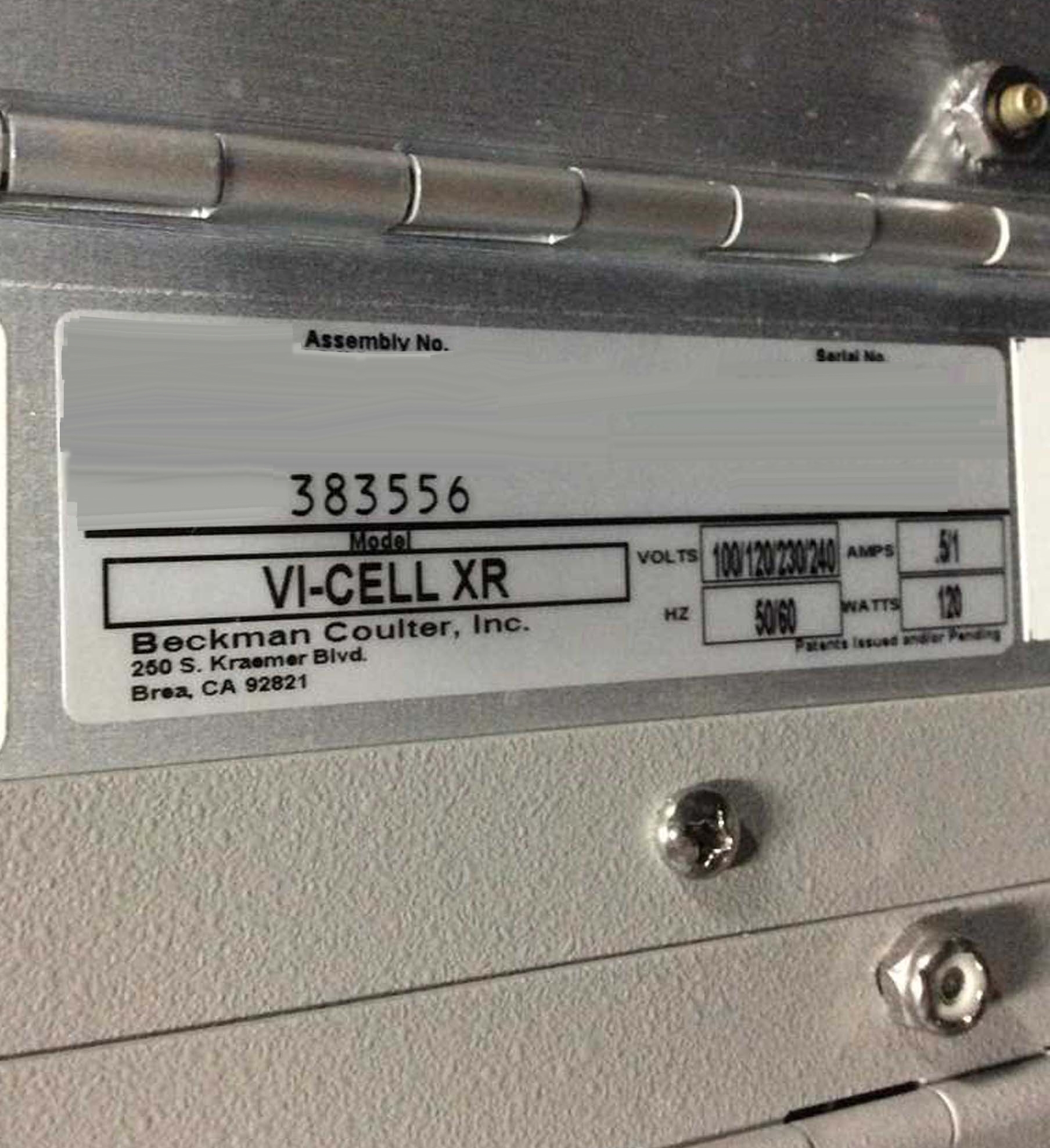 圖為 已使用的 BECKMAN COULTER Vi-Cell XR 待售