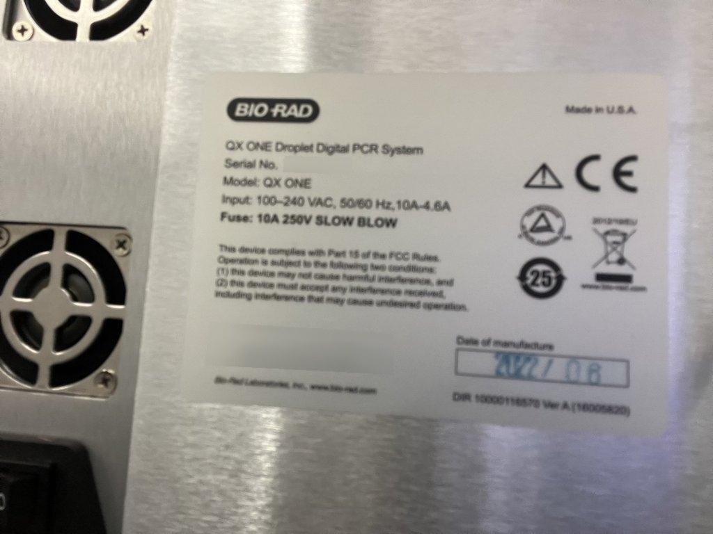 사진 사용됨 BIO-RAD QX ONE 판매용