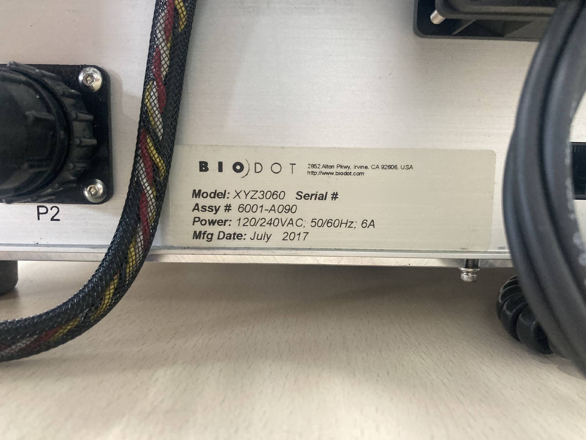 圖為 已使用的 BIODOT XYZ3060 待售