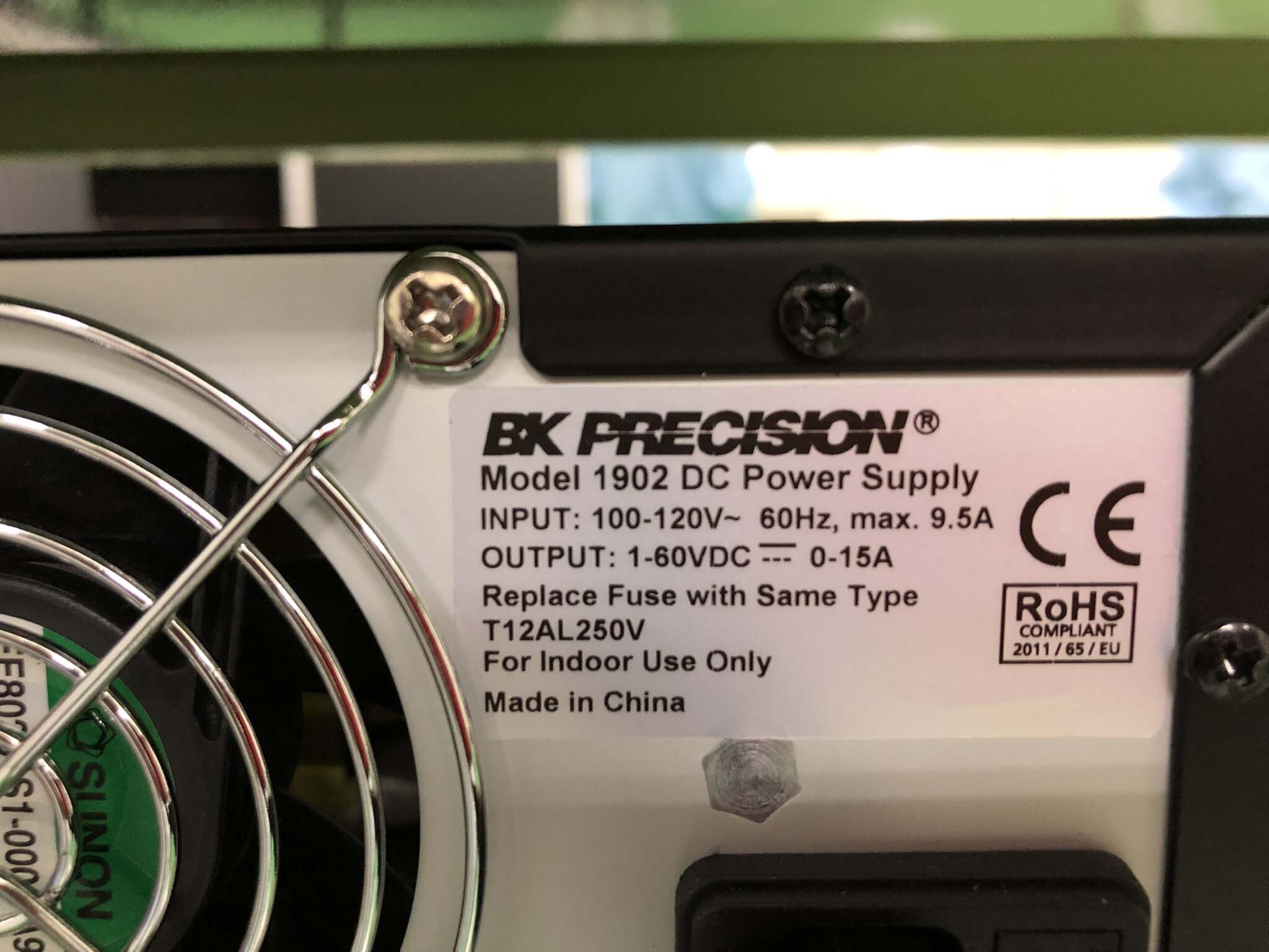 Photo Used BK PRECISION 1902 For Sale