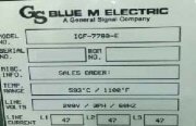 圖為 已使用的 BLUE M ELECTRIC IGF-7780-E 待售