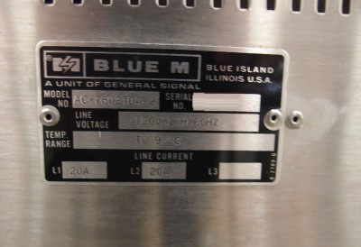 フォト（写真） 使用される BLUE M AC-7602TDA-2 販売のために