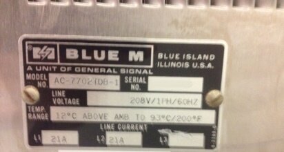 BLUE M AC-7702TDB-1 #185652