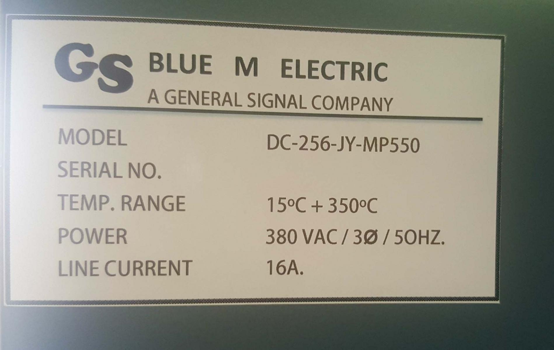 圖為 已使用的 BLUE M DC-256-JY-MP550 待售