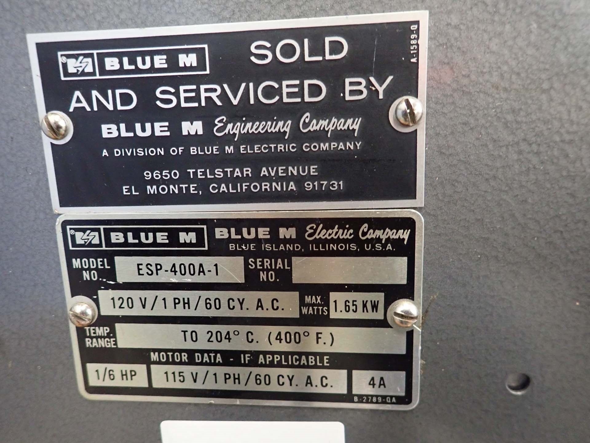 Photo Used BLUE M ESP-400A-1 For Sale