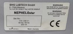 圖為 已使用的 BMG Nephelostar Plus 待售