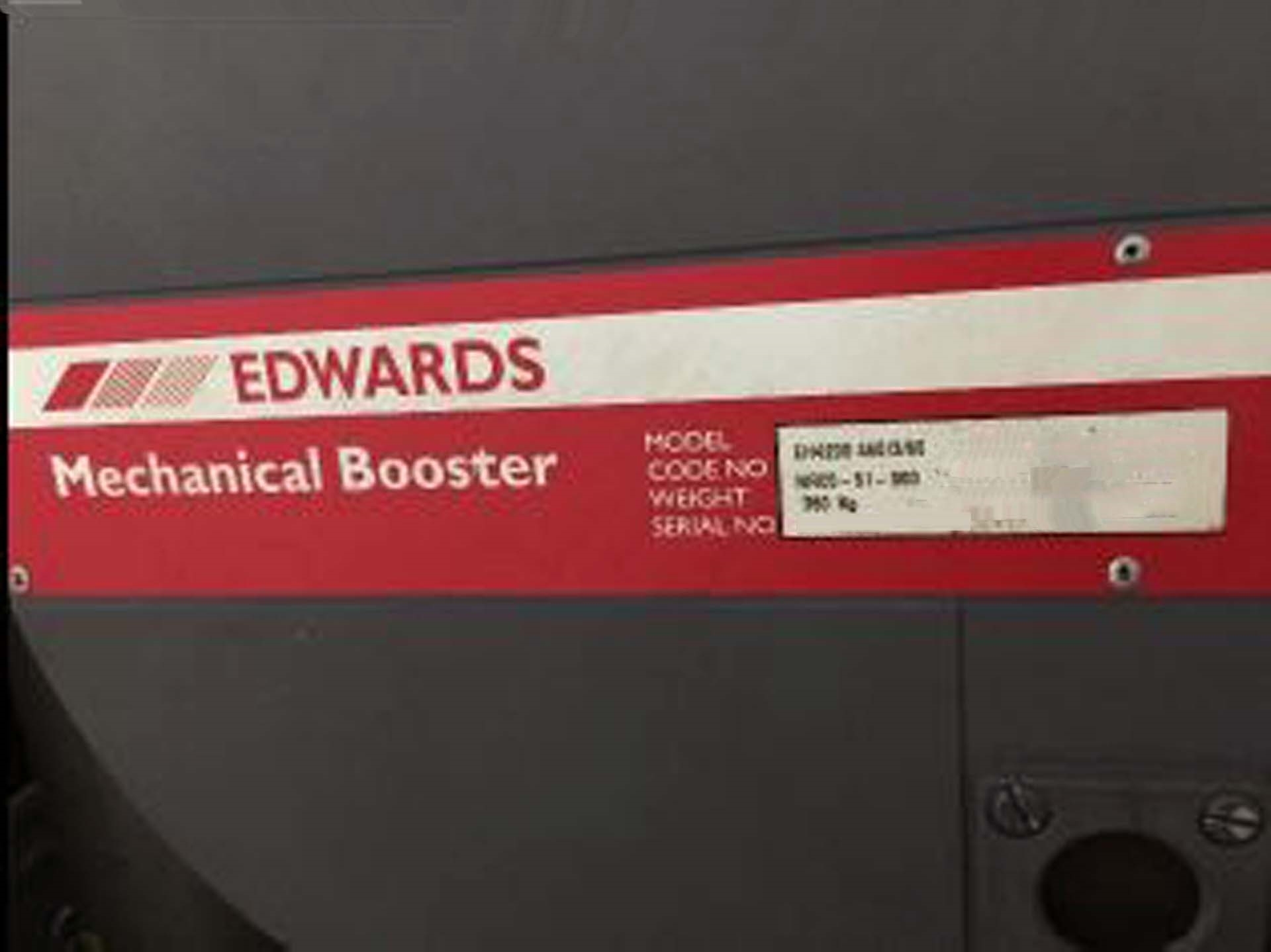 Photo Used EDWARDS GV600 For Sale