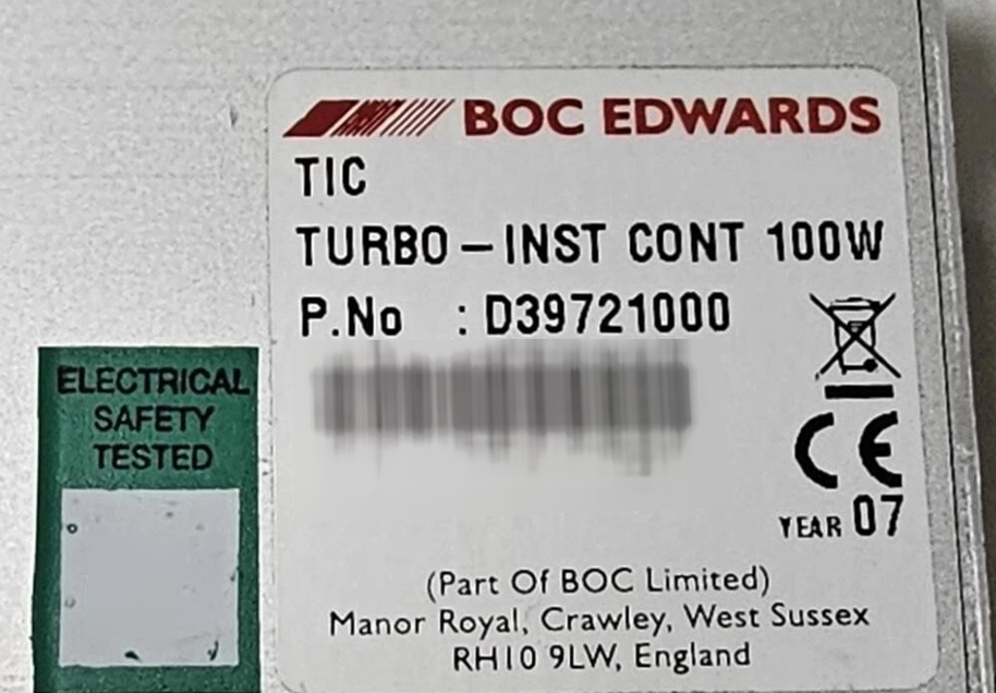 Foto Verwendet BOC EDWARDS EXT75DX NW40 Zum Verkauf